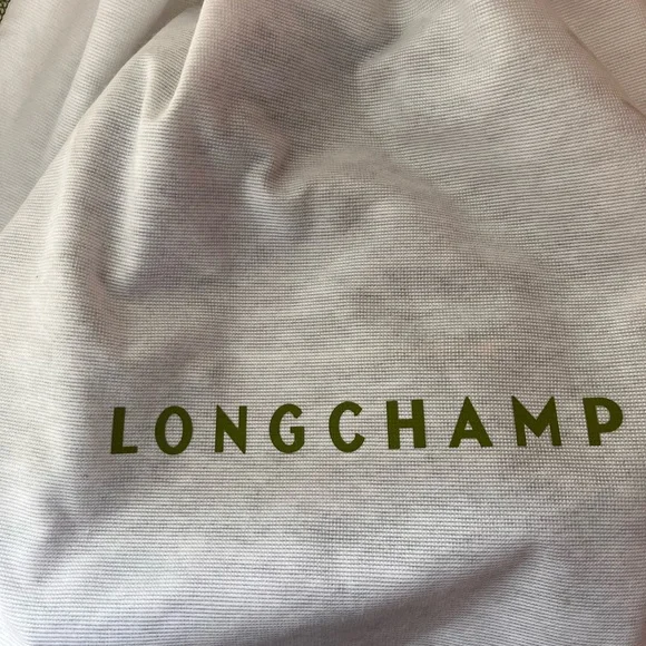 Longchamp Black Backpack with Gold Accents with dust bag - Picture 9 of 10